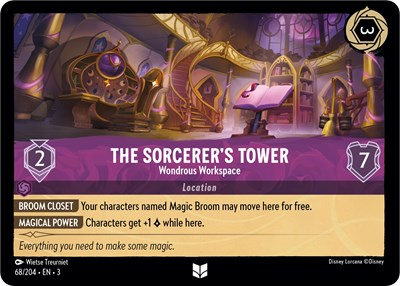 Lorcana - Into The Inklands - 068/204 The Sorcerer's Tower - Wondrous Workspace Uncommon