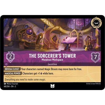 Lorcana - Into The Inklands - 068/204 The Sorcerer's Tower - Wondrous Workspace Uncommon