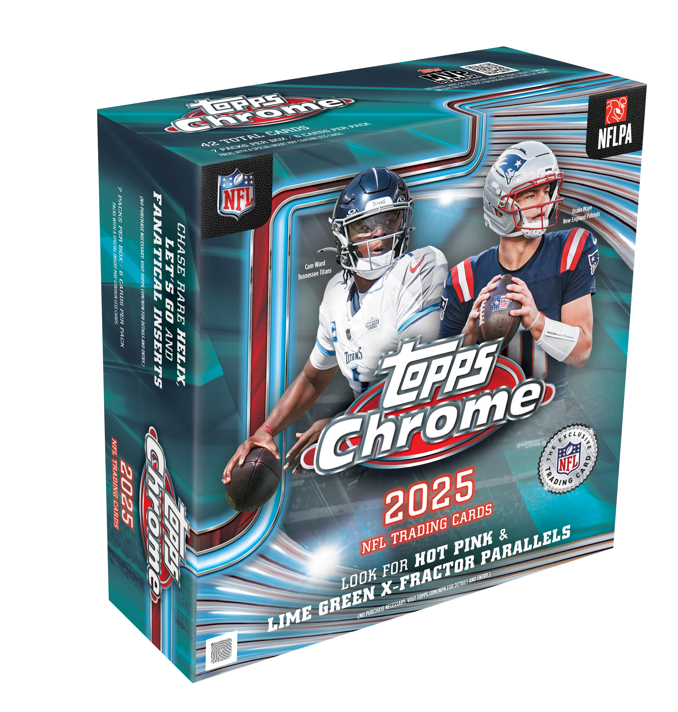 2025 Topps Chrome Football NFL Mega Box