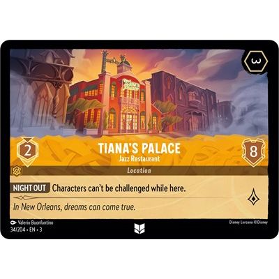 Lorcana - Into The Inklands - 034/204 Tiana's Palace - Jazz Restaurant Uncommon