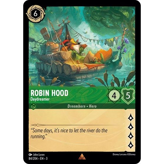 Lorcana - Into The Inklands - 084/204 Robin Hood - Daydreamer Rare