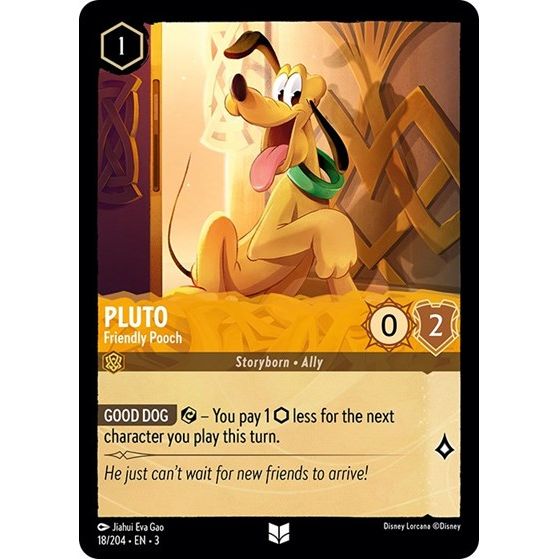 Lorcana - Into The Inklands - 018/204 Pluto - Friendly Pooch Uncommon