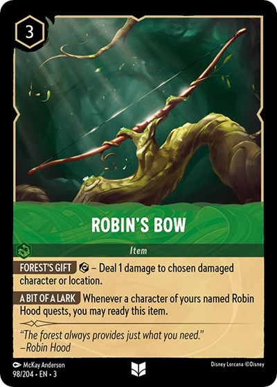 Lorcana - Into The Inklands - 098/204 Robin's Bow Uncommon