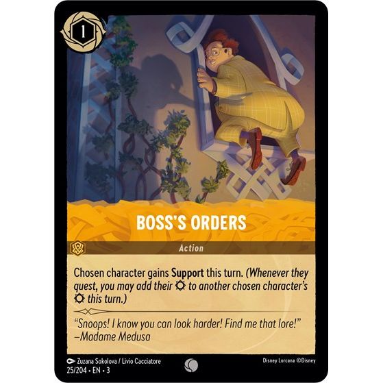 Lorcana - Into The Inklands - 025/204 Boss's Orders Common
