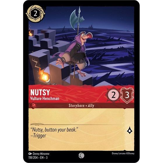Lorcana - Into The Inklands - 118/204 Nutsy - Vulture Henchman Common