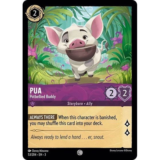 Lorcana - Into The Inklands - 053/204 Pua - Potbellied Buddy Common