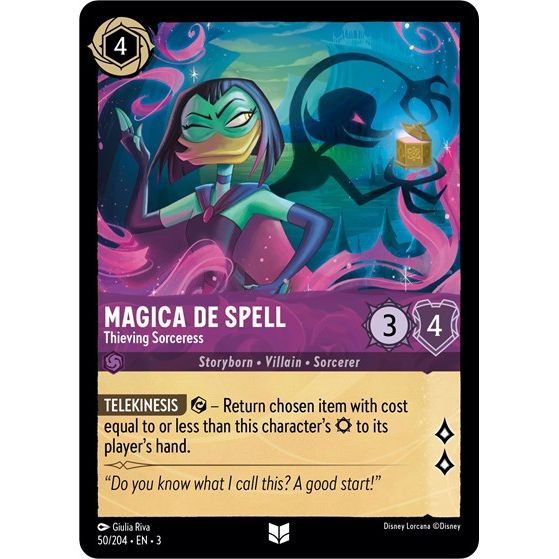 Lorcana - Into The Inklands - 050/204 Magica De Spell - Thieving Sorceress Uncommon