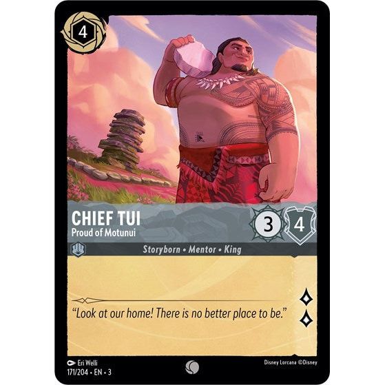 Lorcana - Into The Inklands - 171/204 Chief Tui - Proud of Motunui Common