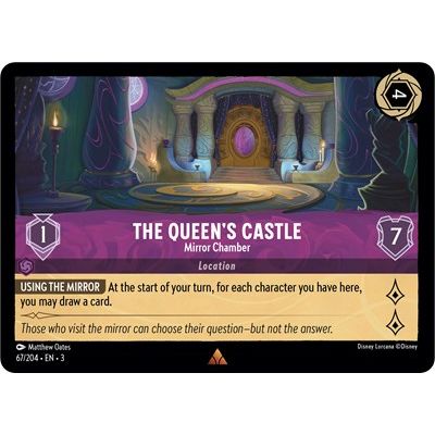 Lorcana - Into The Inklands - 067/204 The Queen's Castle - Mirror Chamber Rare