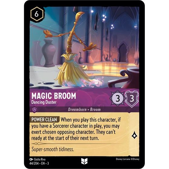 Lorcana - Into The Inklands - 044/204 Magic Broom - Dancing Duster Uncommon
