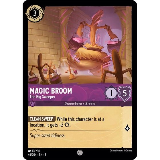 Lorcana - Into The Inklands - 046/204 Magic Broom - The Big Sweeper Common