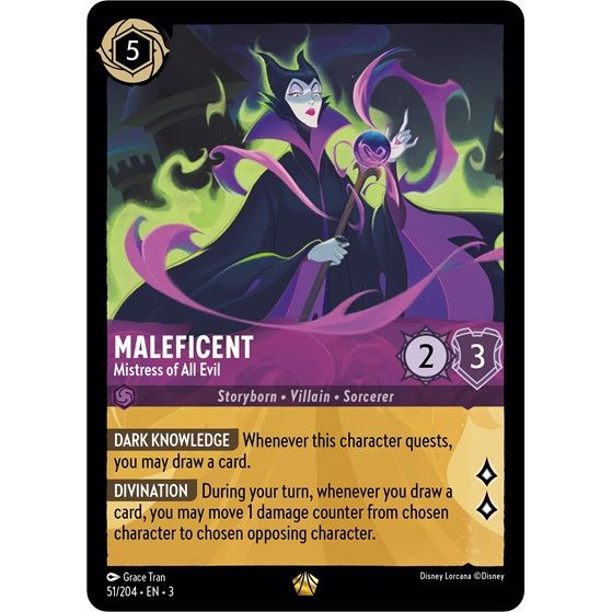 Lorcana - Into The Inklands - 051/204 Maleficent - Mistress of All Evil Legendary