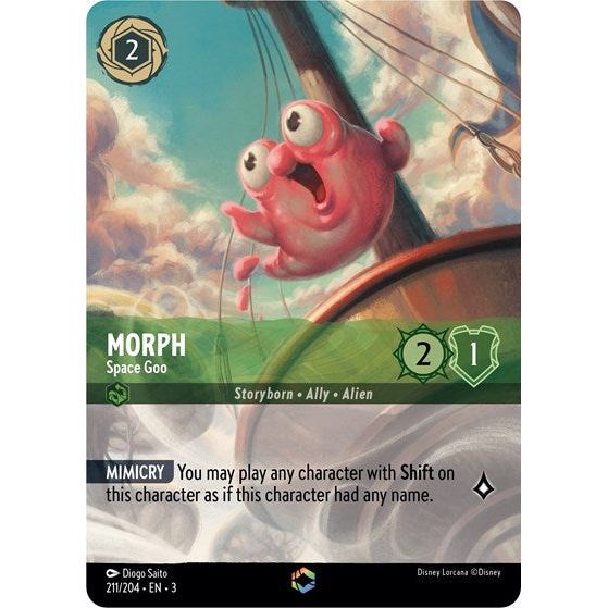 Lorcana - Into The Inklands - 211/204 Morph - Space Goo (Enchanted) Enchanted