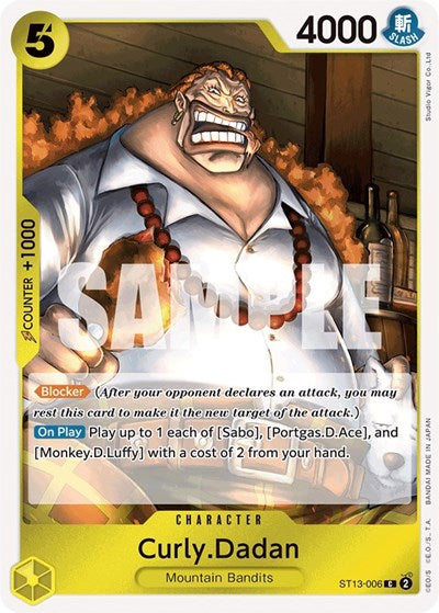 One Piece Card Game - ST13-006 Curly.Dadan C