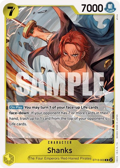 One Piece Card Game - ST13-009 Shanks C