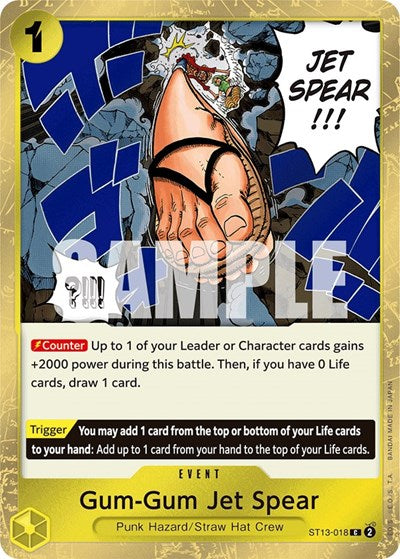 One Piece Card Game - ST13-018 Gum-Gum Jet Spear C