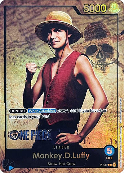 One Piece Card Game Promo - P-047 Monkey.D.Luffy  (Premium Card Collection -Live Action Edition-) PR