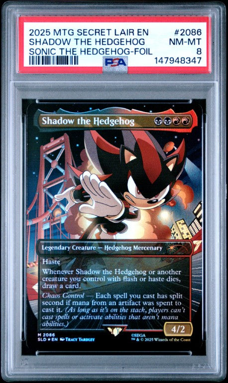 shadow the hedgehog pokemon card 2025 Magic The Gathering Secret Lair Drop #2086 Shadow The Hedgehog So