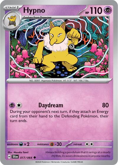 Scarlet & Violet Shrouded Fable - 017/064 Hypno Uncommon