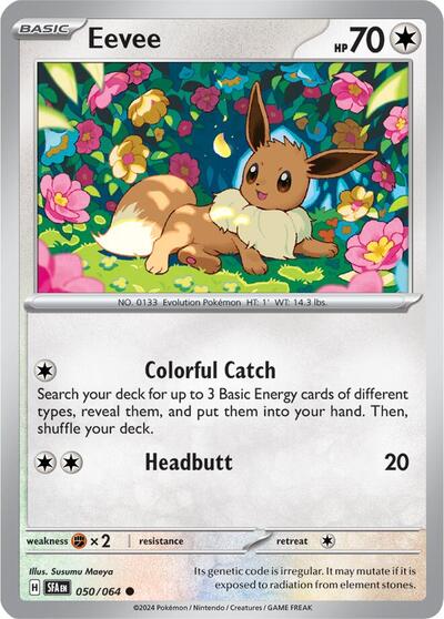 Scarlet & Violet Shrouded Fable - 050/064 Eevee Common