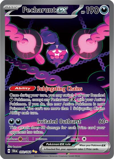 Scarlet & Violet Shrouded Fable - 093/064 Pecharunt ex Special Illustration Rare