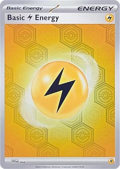 Scarlet & Violet Shrouded Fable - 004 Basic Lightning Energy Common