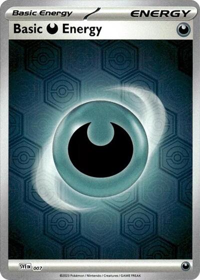 Scarlet & Violet Shrouded Fable - 007 Basic Darkness Energy (Reverse Holofoil) Common