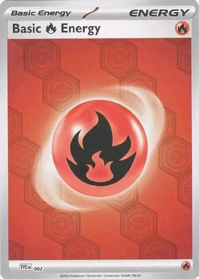 Scarlet & Violet Shrouded Fable - 002 Basic Fire Energy Common