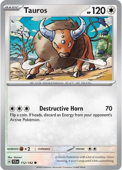 Scarlet & Violet Stellar Crown - 112/142 Tauros Common