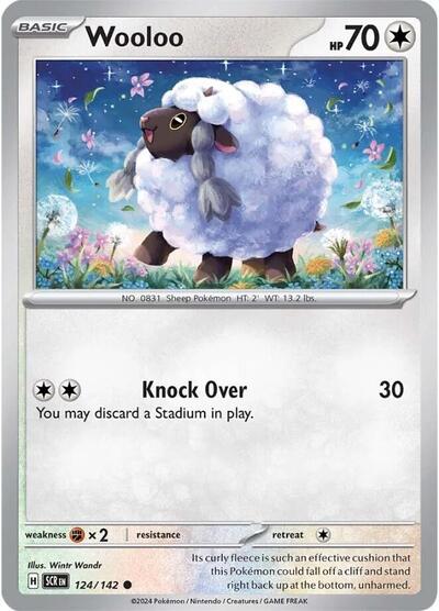 Scarlet & Violet Stellar Crown - 124/142 Wooloo Common