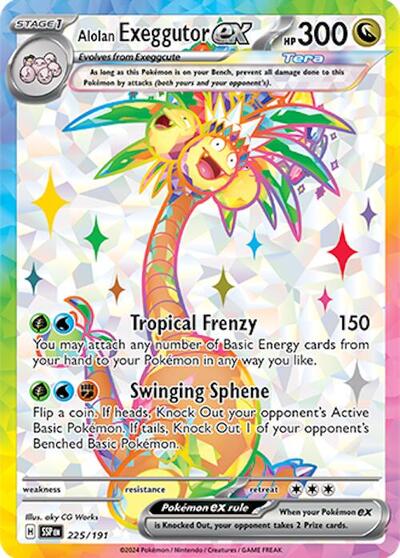 Scarlet & Violet Surging Sparks - 225/191 Alolan Exeggutor ex Ultra Rare