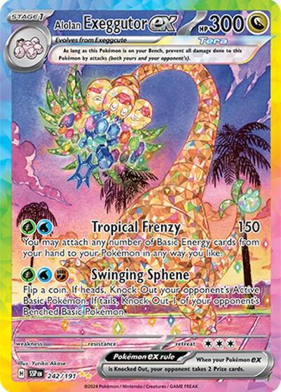 Scarlet & Violet Surging Sparks - 242/191 Alolan Exeggutor ex Special Illustration Rare