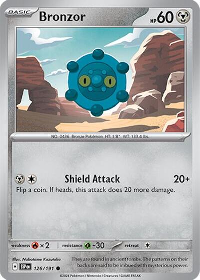 Scarlet & Violet Surging Sparks - 126/191 Bronzor Common