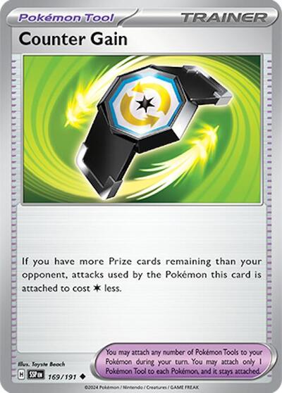Scarlet & Violet Surging Sparks - 169/191 Counter Gain Uncommon