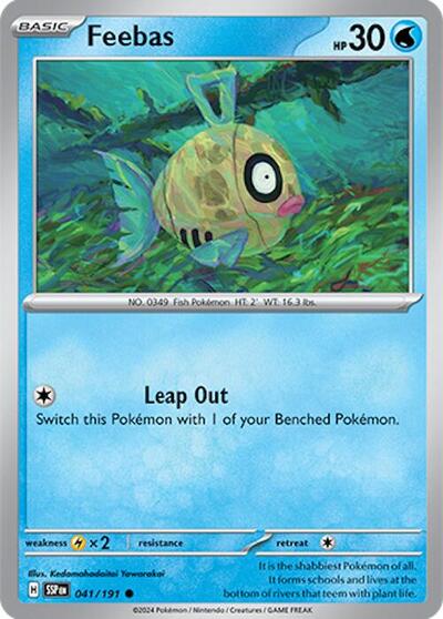 Scarlet & Violet Surging Sparks - 041/191 Feebas Common