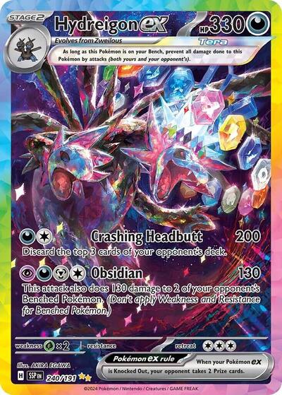 Scarlet & Violet Surging Sparks - 240/191 Hydreigon ex Special Illustration Rare