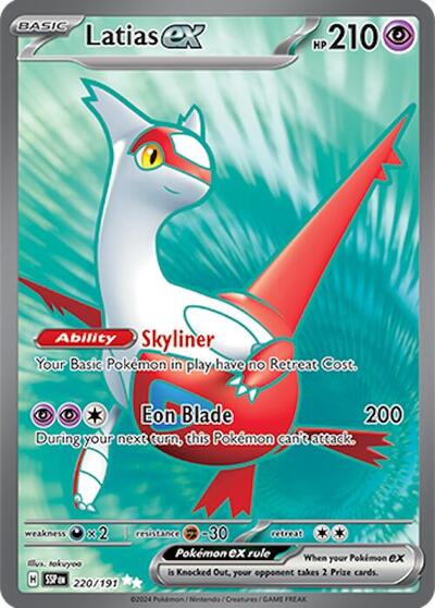 Scarlet & Violet Surging Sparks - 220/191 Latias ex Ultra Rare