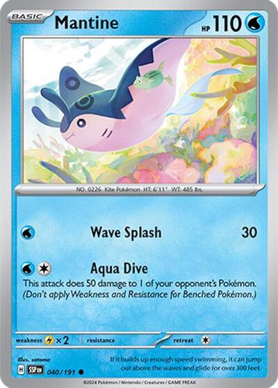 Scarlet & Violet Surging Sparks - 040/191 Mantine Common