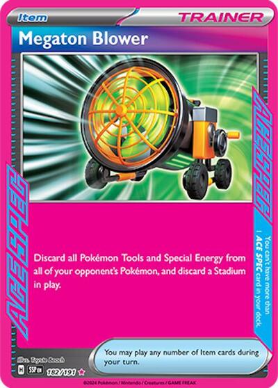 Scarlet & Violet Surging Sparks - 182/191 Megaton Blower ACE SPEC Rare