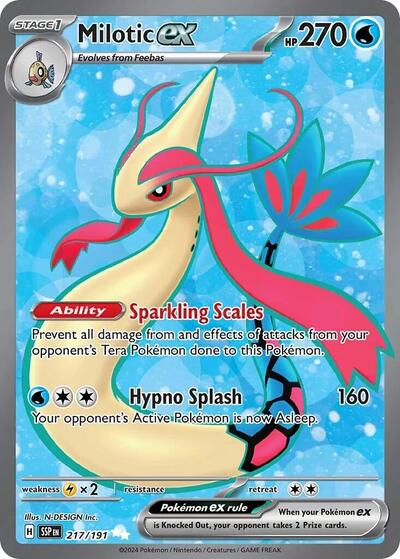 Scarlet & Violet Surging Sparks - 217/191 Milotic ex Ultra Rare