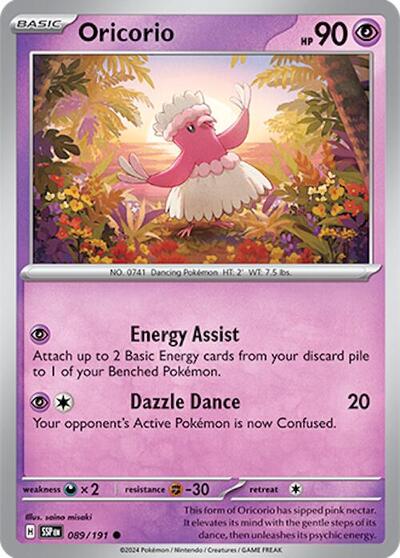 Scarlet & Violet Surging Sparks - 089/191 Oricorio Common