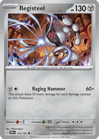 Scarlet & Violet Surging Sparks - 125/191 Registeel Uncommon