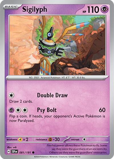Scarlet & Violet Surging Sparks - 081/191 Sigilyph Common