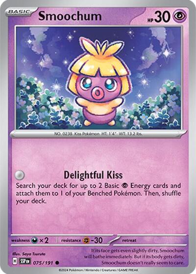 Scarlet & Violet Surging Sparks - 075/191 Smoochum Common