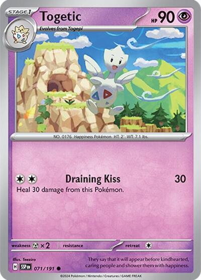 Scarlet & Violet Surging Sparks - 071/191 Togetic Common