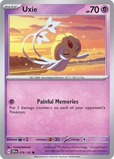 Scarlet & Violet Surging Sparks - 078/191 Uxie Common