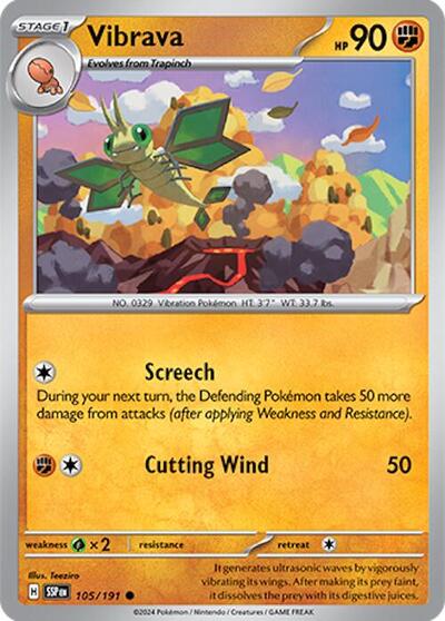 Scarlet & Violet Surging Sparks - 105/191 Vibrava Common