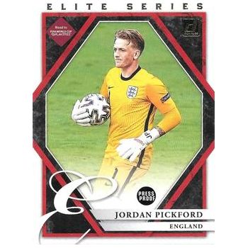 2021-22 Donruss #11 Jordan Pickford Elite Series Press Proof