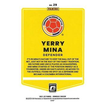 2021-22 Donruss #29 Yerry Mina Optic