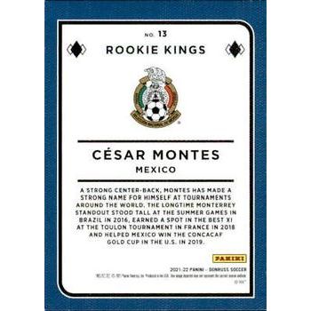 2021-22 Donruss #13 César Montes Rookie Kings